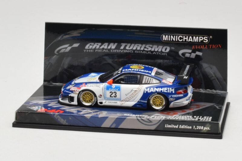 Porsche 911 997 GT3 #23 24 Hours Nurburgring 2008 Minichamps 1:43 437086823 Μέταλλο