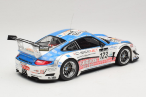 Porsche 911 997 GT3 R #123 Muhlner Motorsport E. Fumal / E. Thiry 24 Hours of Spa 2011 Minichamps 1:18 151118923 Μέταλλο - εικόνα 2 από 6