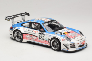 Porsche 911 997 GT3 R #123 Muhlner Motorsport E. Fumal / E. Thiry 24 Hours of Spa 2011 Minichamps 1:18 151118923 Μέταλλο - εικόνα 4 από 6