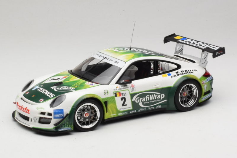 Porsche 911 997 GT3 R #2 Prospeed Competition B. Heylen / P. Lappalainen FIA GT3 2011 Minichamps 1:18 151118902 Μέταλλο