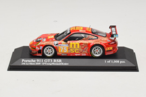 Porsche 911 997 GT3 RSR #75 O. Young / P. Hesnault 24 Hours of Le Mans 2009 Minichamps 1:43 400096975 Μέταλλο
