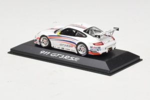 Porsche 911 997 GT3 RSR Λευκό Με Μπλε και Πορτοκαλί Ρίγες 2007 Minichamps 1:43 WAP02000618 Μέταλλο - εικόνα 3 από 4