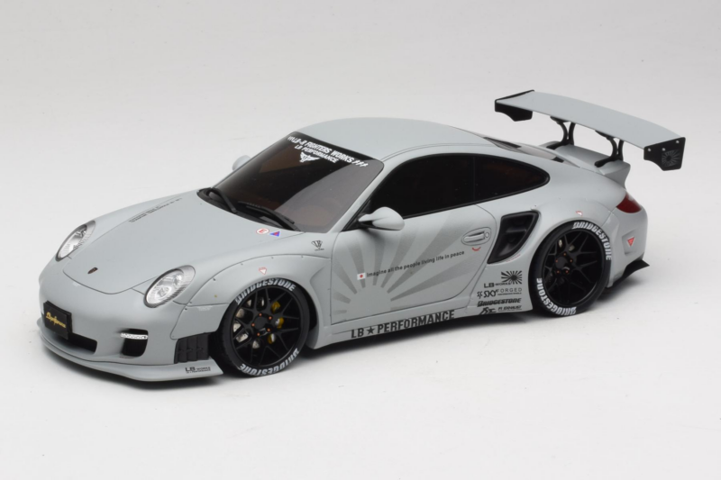 Porsche 911 997 Liberty Walk Γκρι GT Spirit 1:18 GT126 Ρητίνη