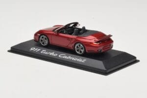 Porsche 911 997 Turbo Καμπριολέ Κόκκινο Minichamps 1:43 WAP0200130A Μέταλλο - εικόνα 3 από 4