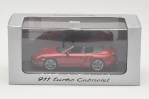 Porsche 911 997 Turbo Καμπριολέ Κόκκινο Minichamps 1:43 WAP0200130A Μέταλλο - εικόνα 4 από 4