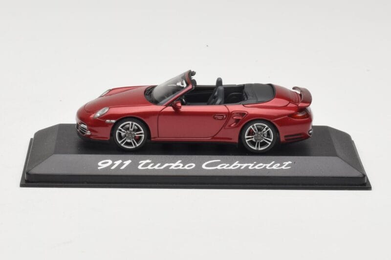 Porsche 911 997 Turbo Καμπριολέ Κόκκινο Minichamps 1:43 WAP0200130A Μέταλλο