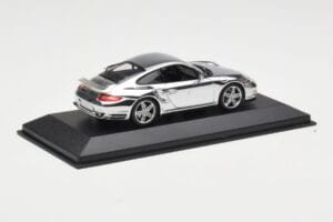 Porsche 911 997 Turbo Chrome Silver Minichamps 1:43 WAP02060816-R Μέταλλο - εικόνα 2 από 5