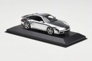 Porsche 911 997 Turbo Chrome Silver Minichamps 1:43 WAP02060816-R Μέταλλο - εικόνα 3 από 5