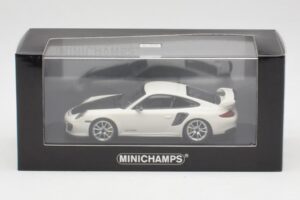 Porsche 911 997.2 GT2 RS Λευκό με Ασημί Ζάντες Minichamps 1:43 400069405 Μέταλλο - εικόνα 4 από 4