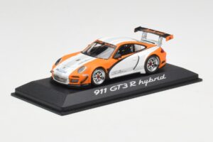 Porsche 911 GT3 R Hybrid 997.2 Presentation White Orange Minichamps 1:43 WAP0201170B Μέταλλο - εικόνα 2 από 4