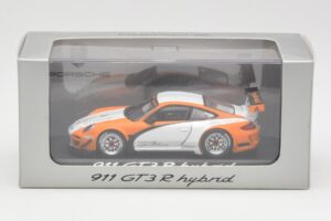 Porsche 911 GT3 R Hybrid 997.2 Presentation White Orange Minichamps 1:43 WAP0201170B Μέταλλο - εικόνα 4 από 4