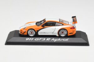 Porsche 911 GT3 R Hybrid 997.2 Presentation White Orange Minichamps 1:43 WAP0201170B Μέταλλο