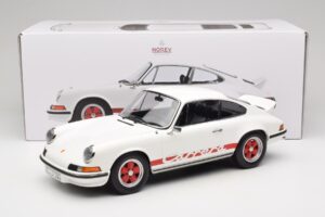 Porsche 911 Carrera RS 2.7 Grand Prix White With Red Norev 1:12 127514 Μέταλλο - εικόνα 6 από 6