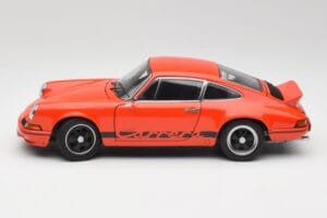 Porsche 911 Carrera RS 2.7 Πορτοκαλί & Μαύρες Ρίγες AUTOart 1:18 78054 Μέταλλο - εικόνα 4 από 8