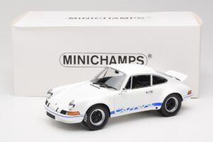 Porsche 911 Carrera RSR Group 4 GT Λευκό & Μπλε 1973 Minichamps 1:18 107065020 Μέταλλο - εικόνα 6 από 6