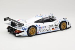 Porsche 911 GT1 #25 Porsche AG U. Alzen / J. Muller / B. Wollek 24 Hours of Le Mans 1998 Maisto 1:18 56052 Μέταλλο - εικόνα 3 από 8