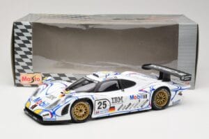 Porsche 911 GT1 #25 Porsche AG U. Alzen / J. Muller / B. Wollek 24 Hours of Le Mans 1998 Maisto 1:18 56052 Μέταλλο - εικόνα 8 από 8