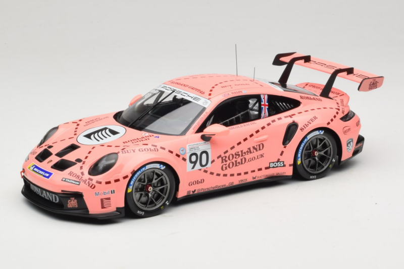Porsche 911 GT3 Cup 992 #90 J. Malin Brands Hatch 2023 IXO 1:18 18RMC225 Μέταλλο