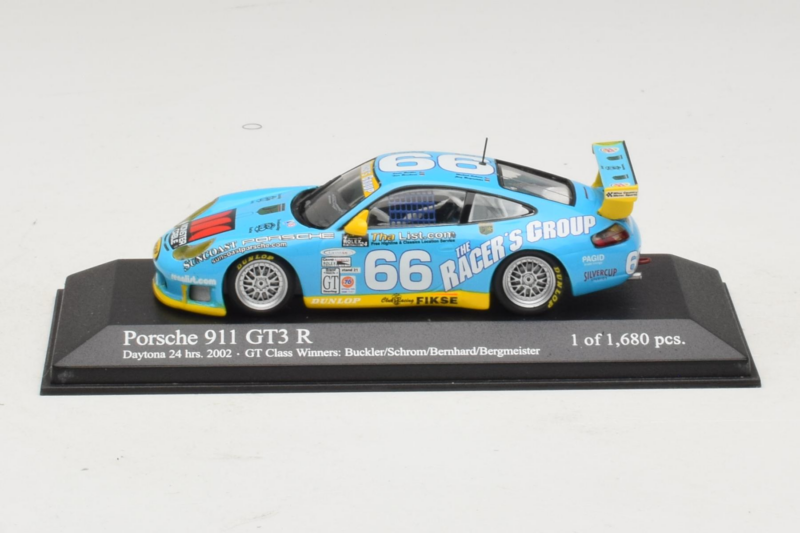 Porsche 911 GT3 R #66 Buckler / Schrom 24 Hours of Daytona 2002 Minichamps 1:43 400026966 Μέταλλο