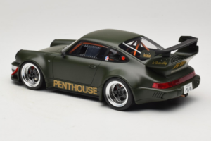Porsche 911 RWB Penthouse Kaki Green GT Spirit 1:18 GT559 Ρητίνη - εικόνα 5 από 6