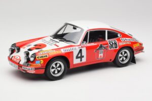 Porsche 911 S #4 G. Larrousse / M. Perramond 2nd Place Rally Monte Carlo 1972 Minichamps 1:18 107726804 Ρητίνη