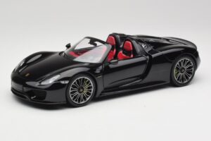 Porsche 918 Spyder Βασάλτης Μαύρο Μεταλλικό Minichamps 1:18 110062431 Μέταλλο