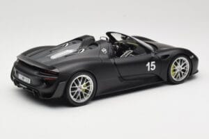 Porsche 918 Spyder Weissach Package Matt Black Minichamps 1:18 110062444 Μέταλλο - εικόνα 3 από 8
