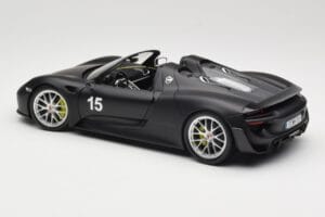 Porsche 918 Spyder Weissach Package Matt Black Minichamps 1:18 110062444 Μέταλλο - εικόνα 7 από 8