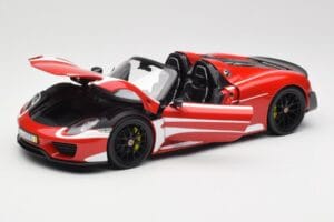 Porsche 918 Spyder Weissach Package Κόκκινο & Λευκές Ρίγες Minichamps 1:18 110062442 Μέταλλο - εικόνα 2 από 9