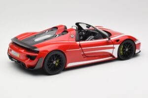 Porsche 918 Spyder Weissach Package Κόκκινο & Λευκές Ρίγες Minichamps 1:18 110062442 Μέταλλο - εικόνα 4 από 9