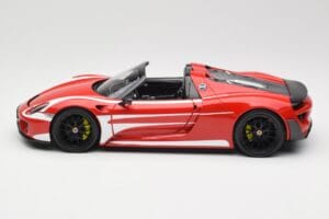 Porsche 918 Spyder Weissach Package Κόκκινο & Λευκές Ρίγες Minichamps 1:18 110062442 Μέταλλο - εικόνα 5 από 9