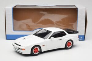 Porsche 924 Carrera GT Λευκό & Κόκκινες Ζάντες MCG 1:18 MCG18303 Μέταλλο - εικόνα 6 από 6