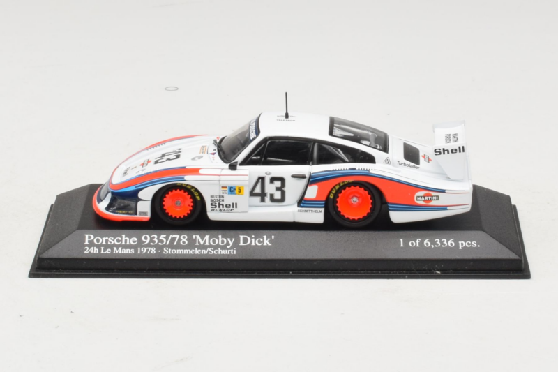 Porsche 935/78 Moby Dick #43 R. Stommelen / M. Schurti 24 Hours of Le Mans 1978 Minichamps 1:43 Porsche 935/78 Moby Dick #43 R. Stommelen / M. Schurti 24 Hours of Le Mans 1978 Minichamps 1:43 430786743 Μέταλλο