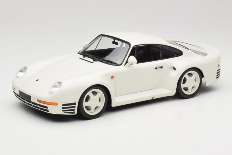 Porsche 959 Grand Prix White Minichamps 1:18 155066202 Μέταλλο