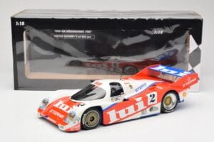 Porsche 962 #2 Brun Motorsport J. Mass / O. Larrauri 1000km Nürburgring 1987 Minichamps 1:18 155876502 Μέταλλο - εικόνα 6 από 6
