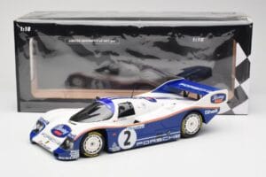 Porsche 962 #2 H-J. Stuck / D. Bell Team Porsche AG Winners 1000km Hockenheim 1985 Minichamps 1:18 155856502 Μέταλλο - εικόνα 6 από 6