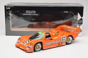 Porsche 962C #17 Jägermeister T. Boutsen / F. Jelinski 1000km Spa 1986 Minichamps 1:18 155866517 Μέταλλο - εικόνα 6 από 6
