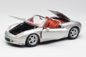 Porsche Boxster 986 Ασημί Maisto 1:18 37800-M3 Μέταλλο - εικόνα 2 από 8