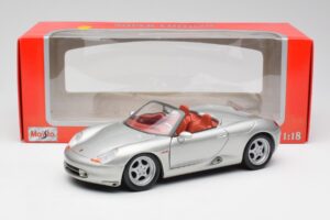 Porsche Boxster 986 Ασημί Maisto 1:18 37800-M3 Μέταλλο - εικόνα 8 από 8