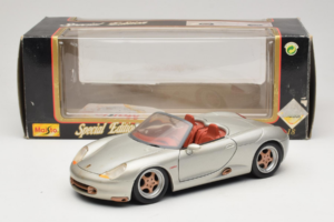 Porsche Boxster 986 Concept Ασημί Maisto 1:18 50231 Μέταλλο - εικόνα 8 από 8
