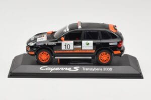 Porsche Cayenne 955 S Transsyberia #10 Μαύρο Πορτοκαλί 2008 Minichamps 1:43 WAP02001819 Μέταλλο