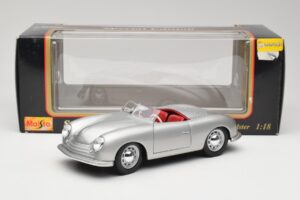 Porsche No. 1 356 Roadster Fish Ασημί Maisto 1:18 31853 Μέταλλο - εικόνα 8 από 8