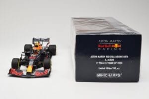 Red Bull Racing RB16 #23 A. Albon 4th Place Styrian GP 2020 Minichamps 1:18 110200223 Μέταλλο - εικόνα 6 από 6