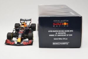Red Bull Racing RB16 #33 M. Verstappen Winner 70th Anniversary GP 2020 Minichamps 1:18 110200533 Μέταλλο - εικόνα 6 από 6
