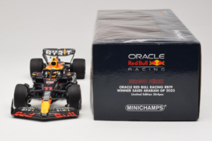 Red Bull RB19 #11 S. Perez Oracle Red Bull Racing Saudi Arabian Grand Prix Winner 2023 Minichamps 1:18 110230111 Ρητίνη - εικόνα 6 από 6