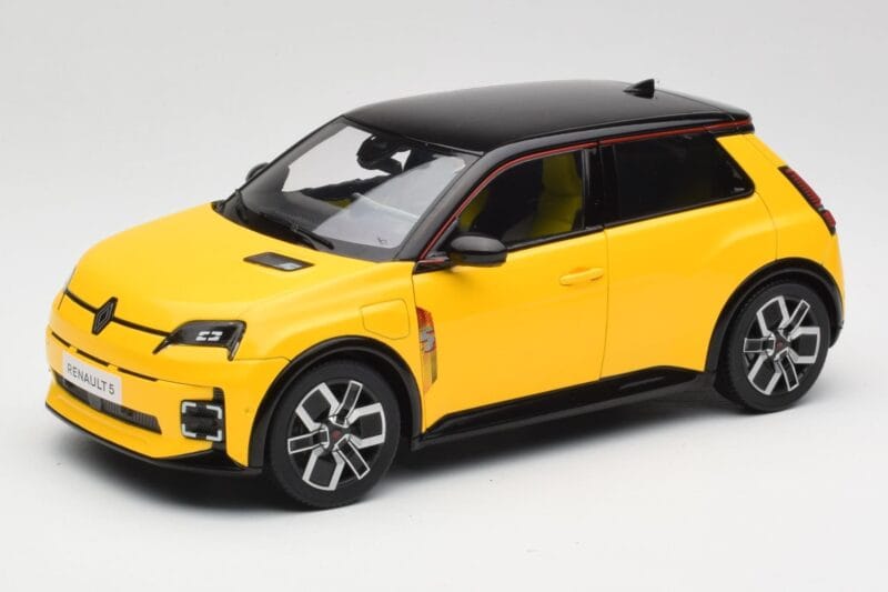 Renault 5 E-Tech Pop Κίτρινο & Μαύρο Norev 1:18 185500 Μέταλλο