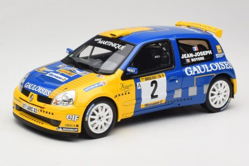 Renault Clio II S1600 #2 S. Joseph Jean / J. Boyere Barum Rally 2004 Otto 1:18 OT1152 Ρητίνη