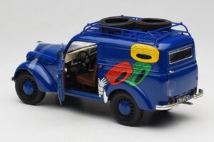 Renault Juvaquatre Michelin Blue Solido 1:18 82008 Μέταλλο - εικόνα 7 από 8