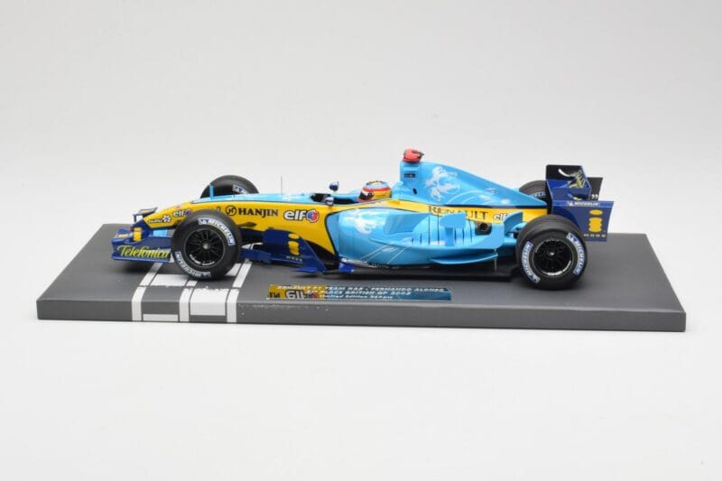 Renault R25 #5 F. Alonso 2nd Place British GP 2005 Minichamps 1:18 117051105 Μέταλλο