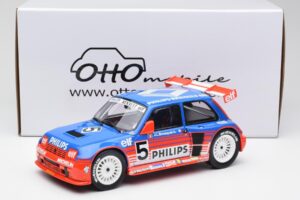 Renault R5 Maxi Turbo #5 Philips J-L. Busquet Superproduction 1987 Otto 1:18 OT1094 Ρητίνη - εικόνα 6 από 6